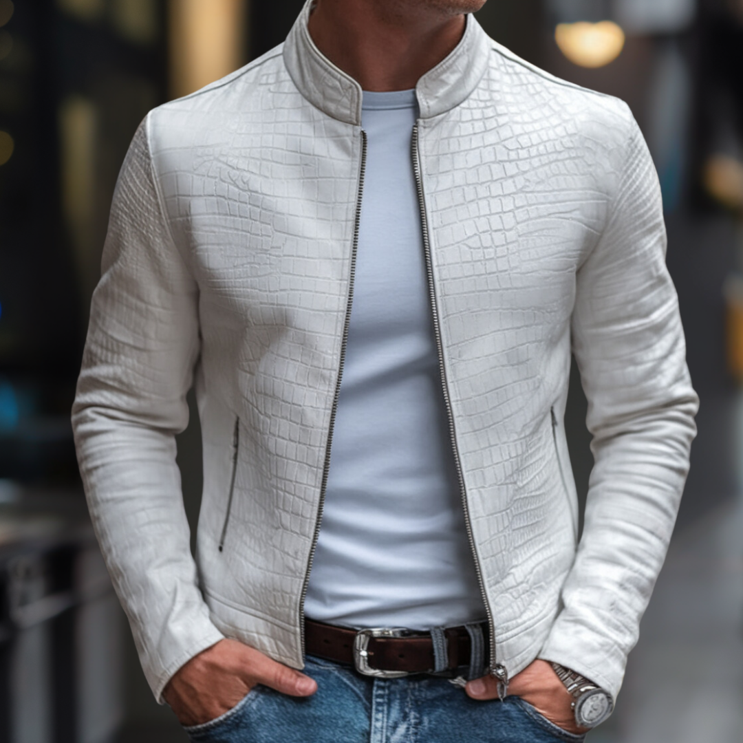 Maximus | Giacca python lussuosa