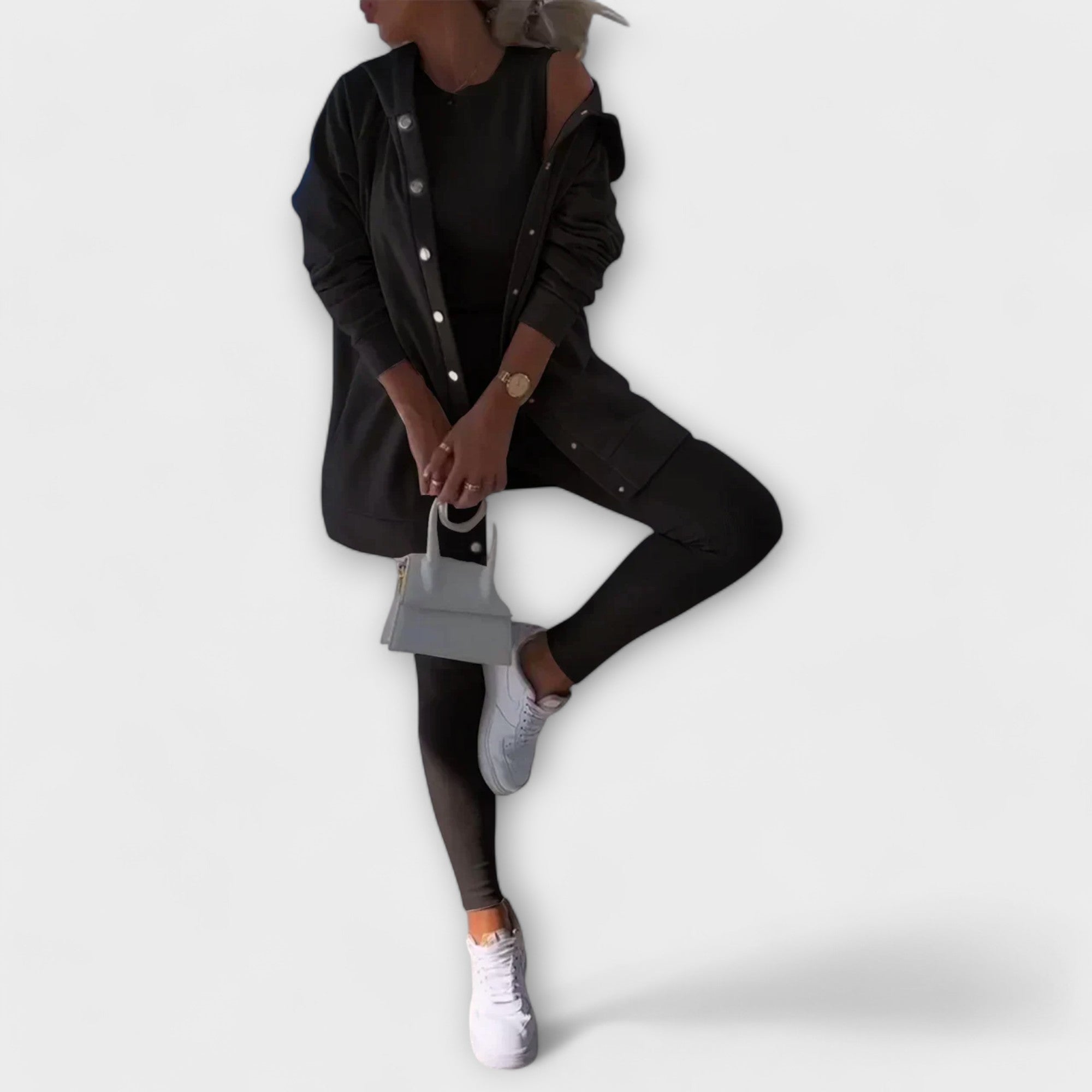 Set di tre pezzi con cardigan