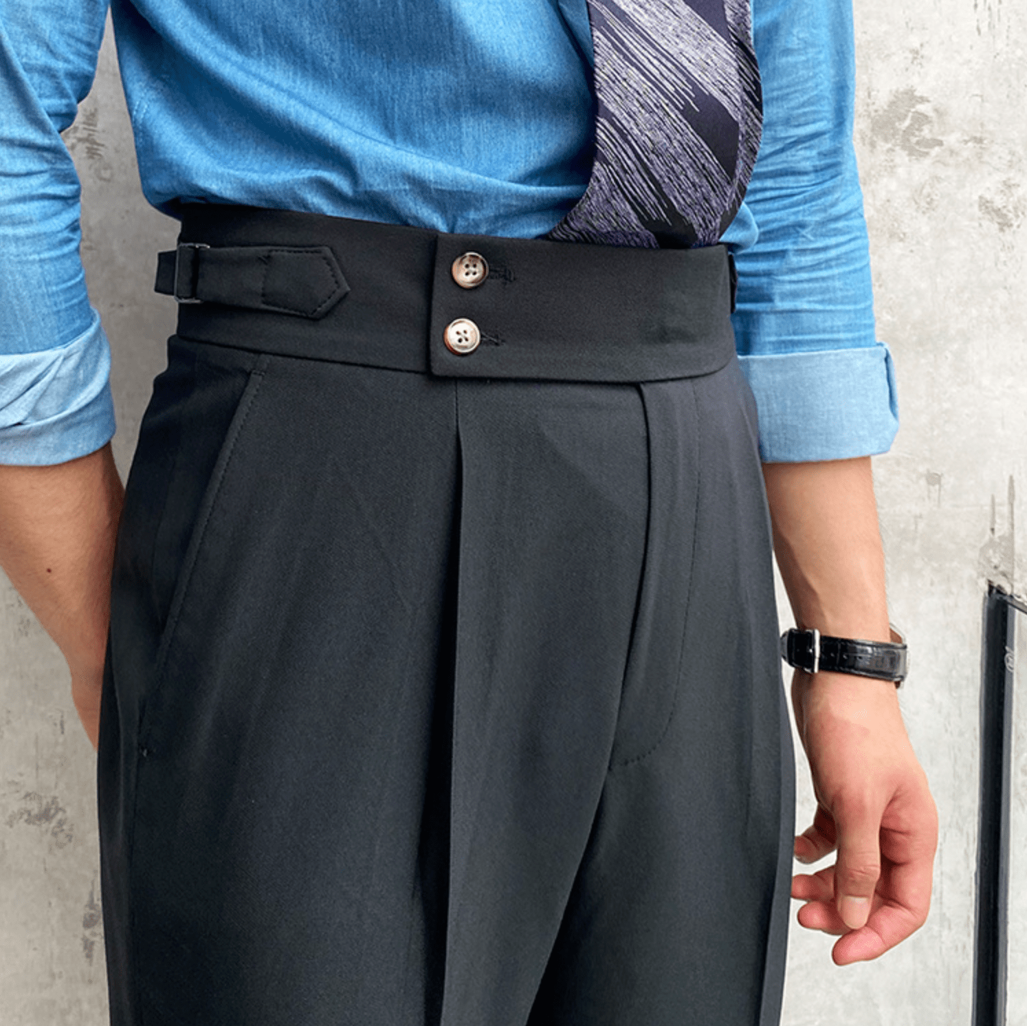 Edward | Pantaloni eleganti a vita alta