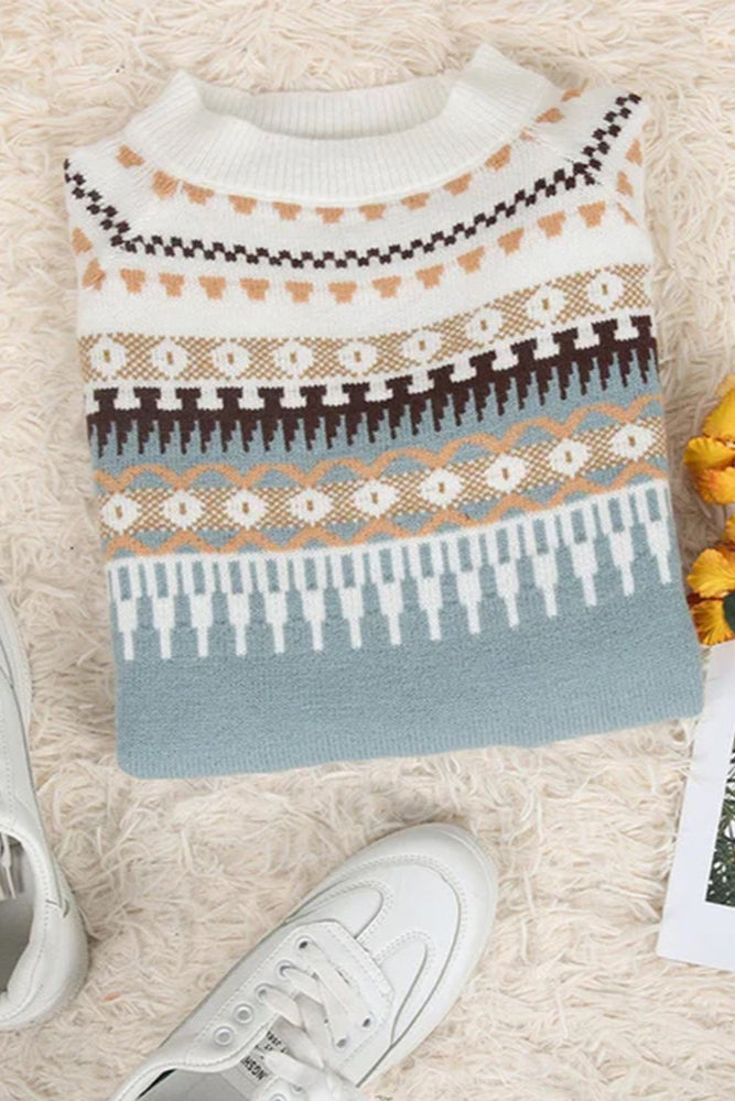 Gemma | Maglione a girocollo con trama strutturata