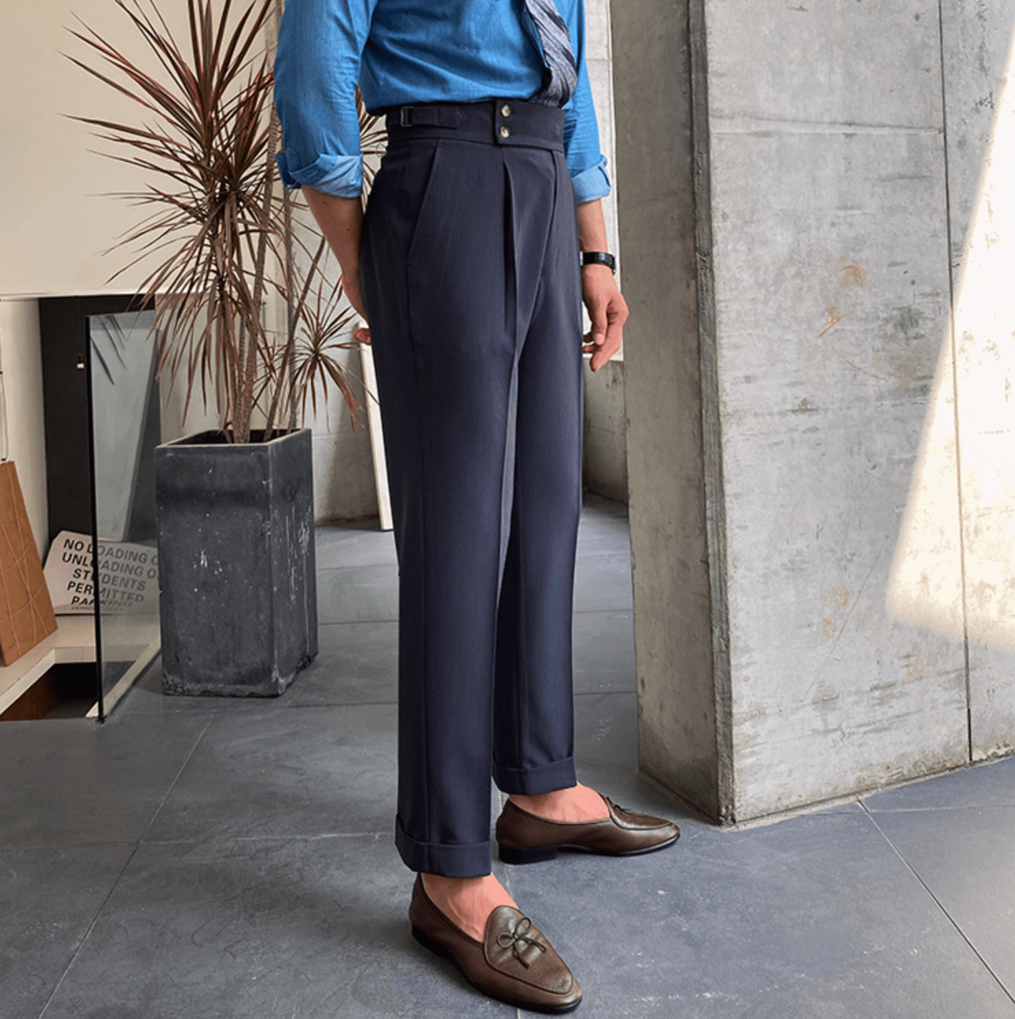 Edward | Pantaloni eleganti a vita alta