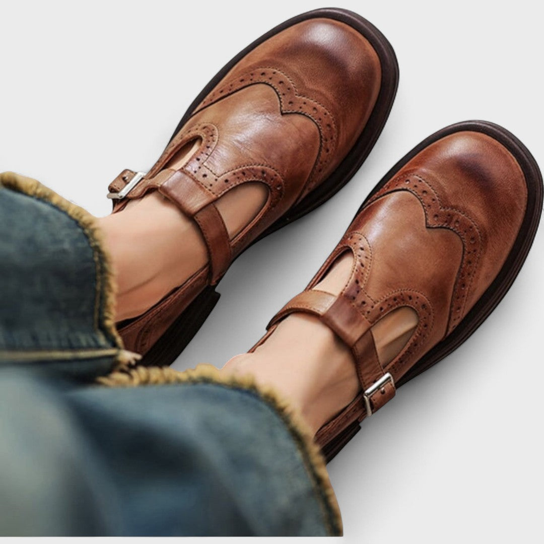 Elisa - Eleganza e Comfort Talon in Pelle